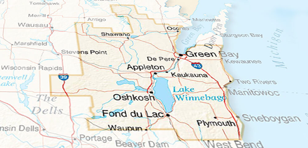 Northeast Wisconsin Map