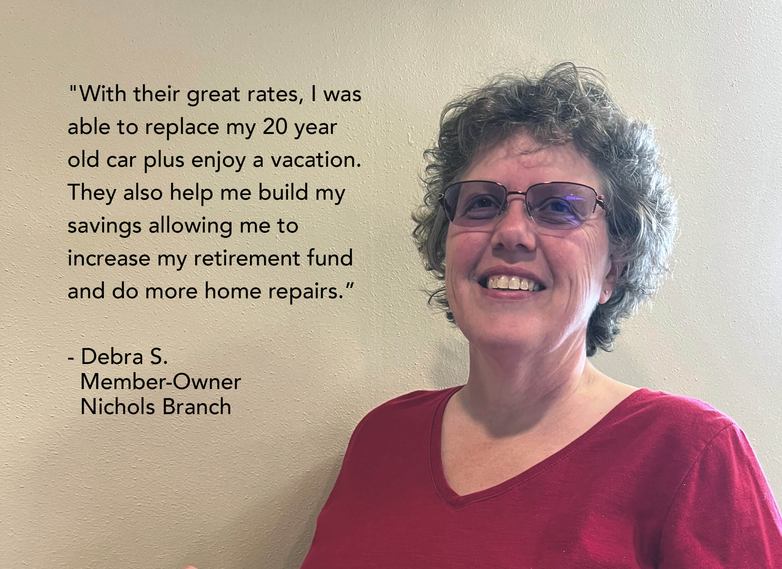 Member-owner Debra S.