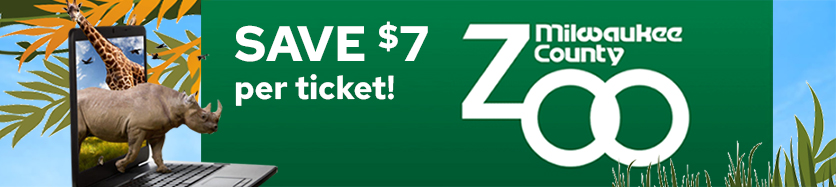 Save $7 on Milwaukee County Zoo tickets.