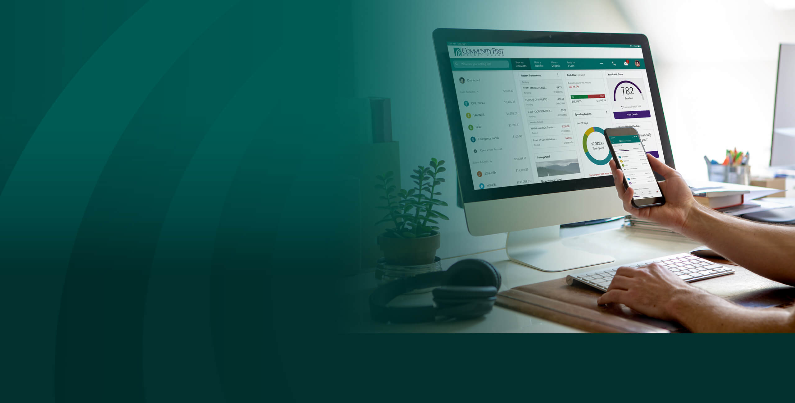devices with digital banking.