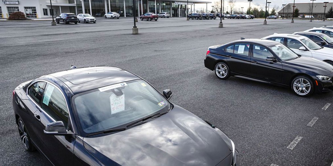 cars in parking lot