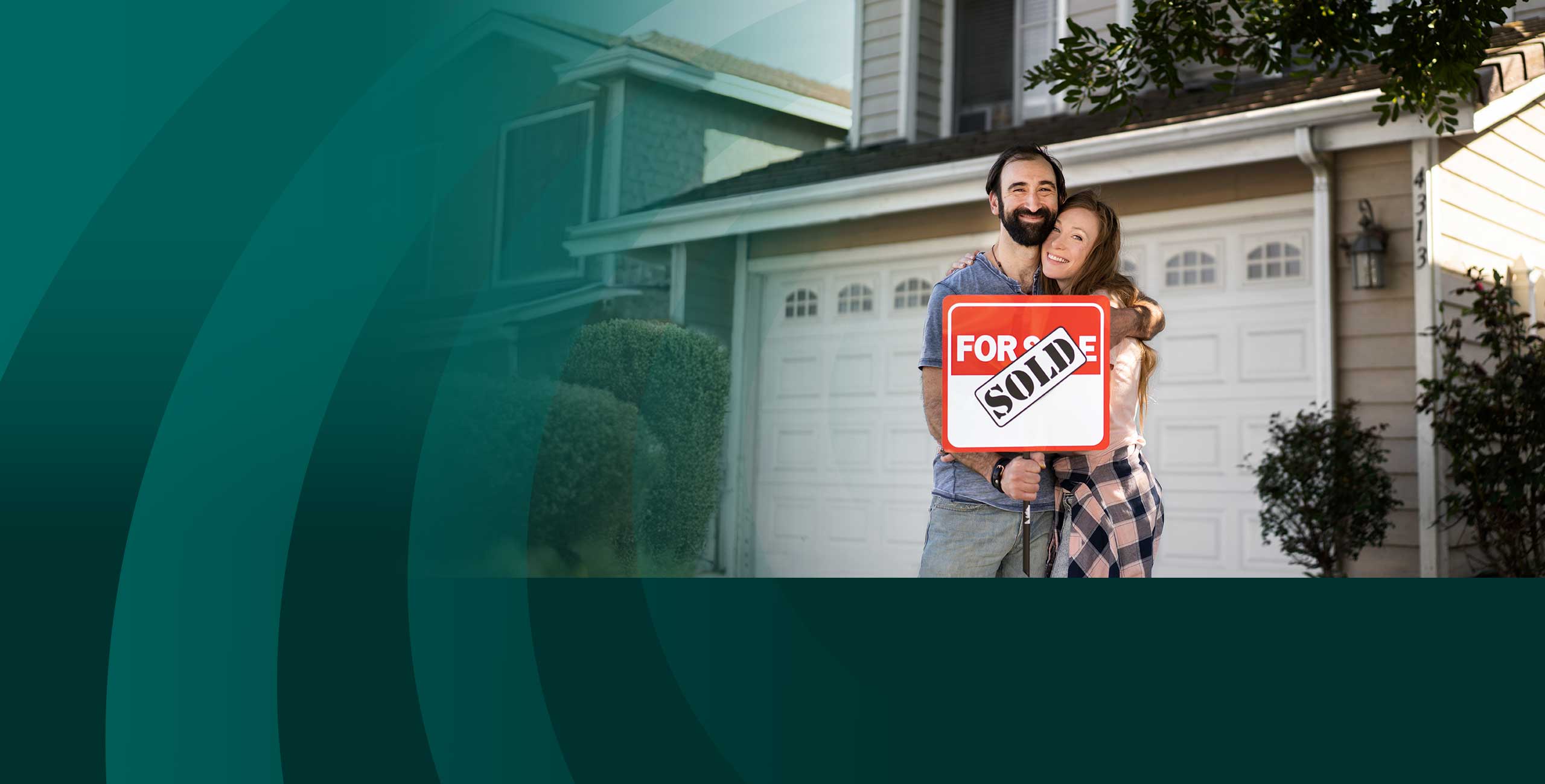 Couple just buying a home with a mortgage from Community First Credit Union