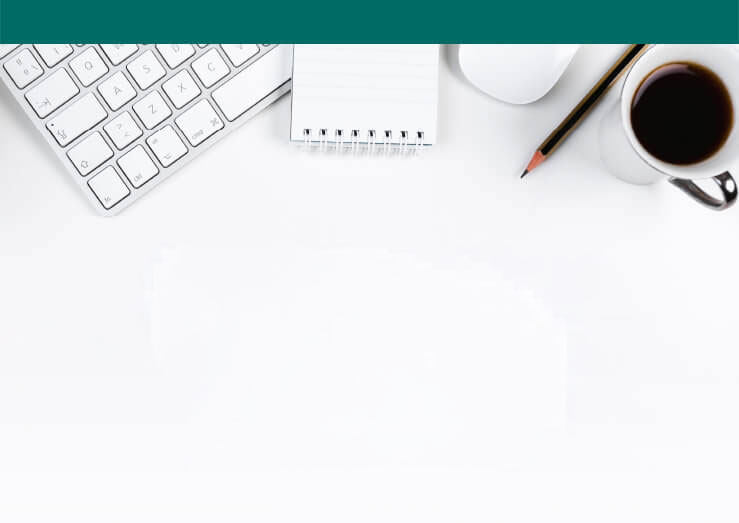 Computer with tax papers.