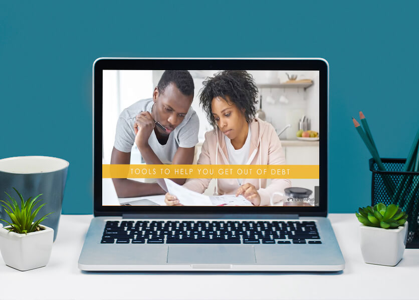 webinars on laptop.
