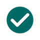 Checkmark icon.