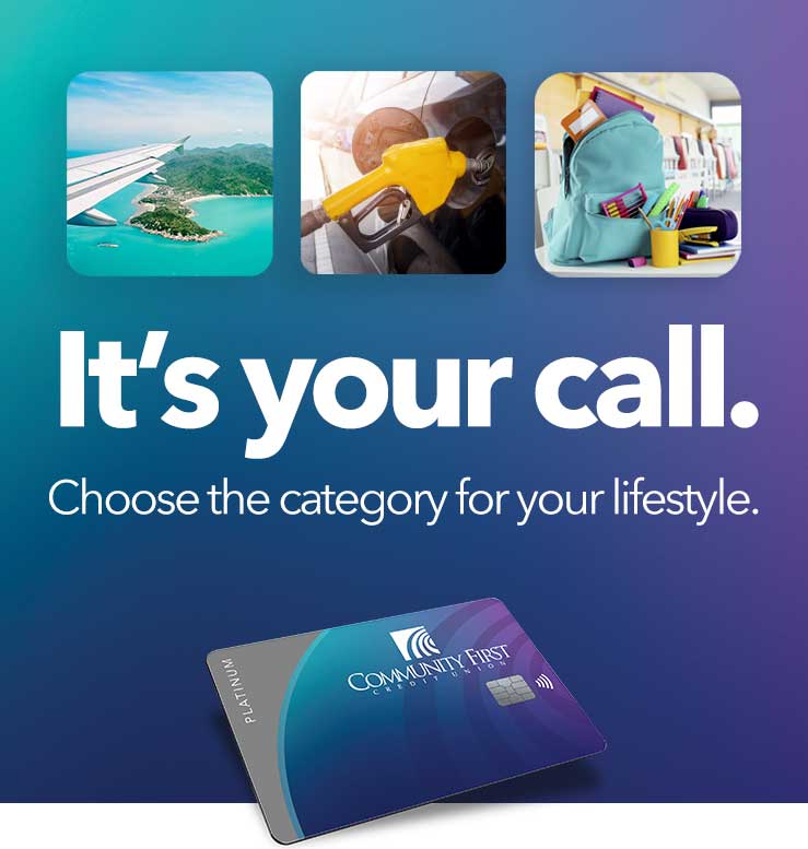 Credit card choice community first credit union
