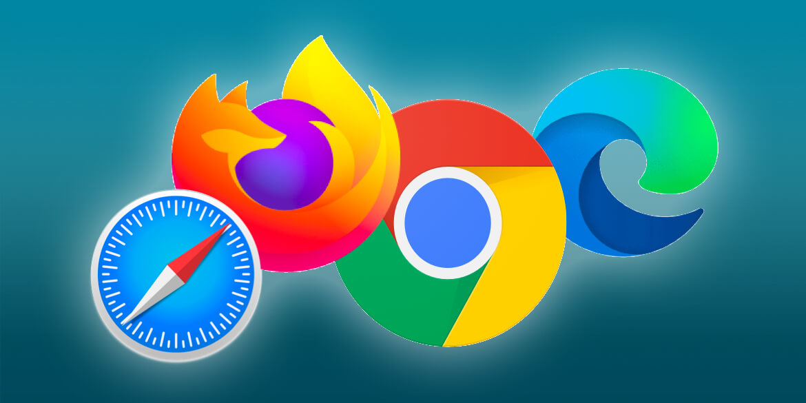 internet browser icons.