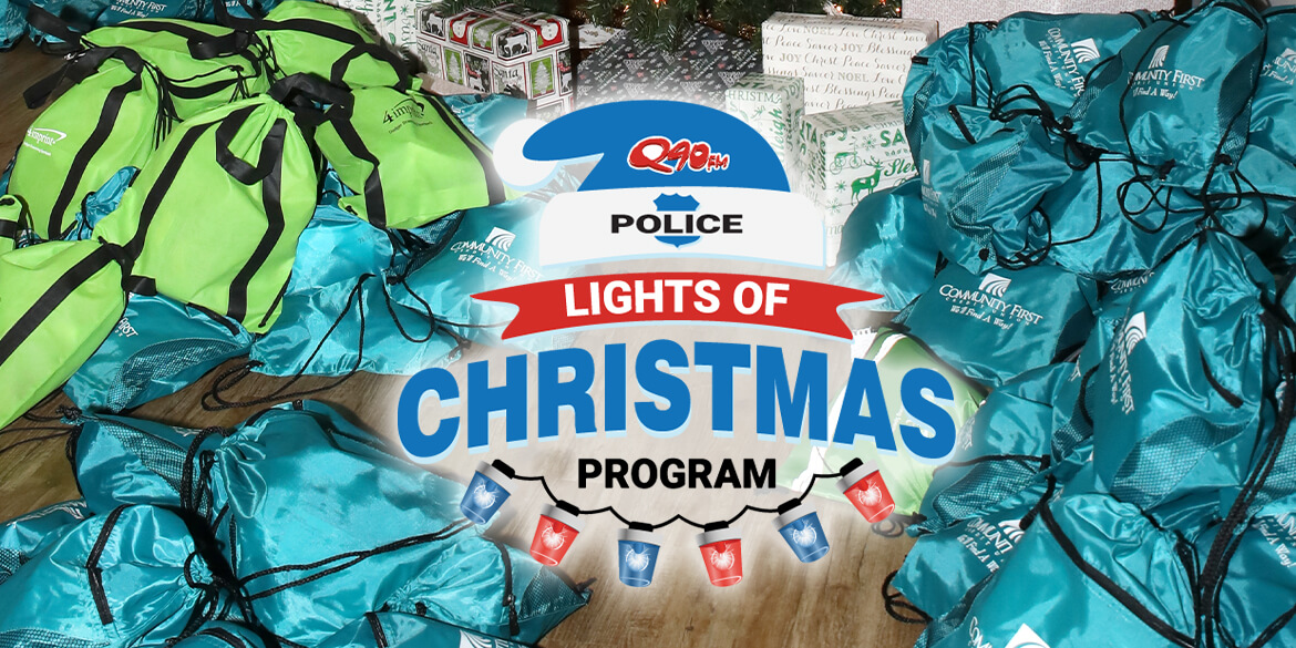 Lights of Christmas Police bags.