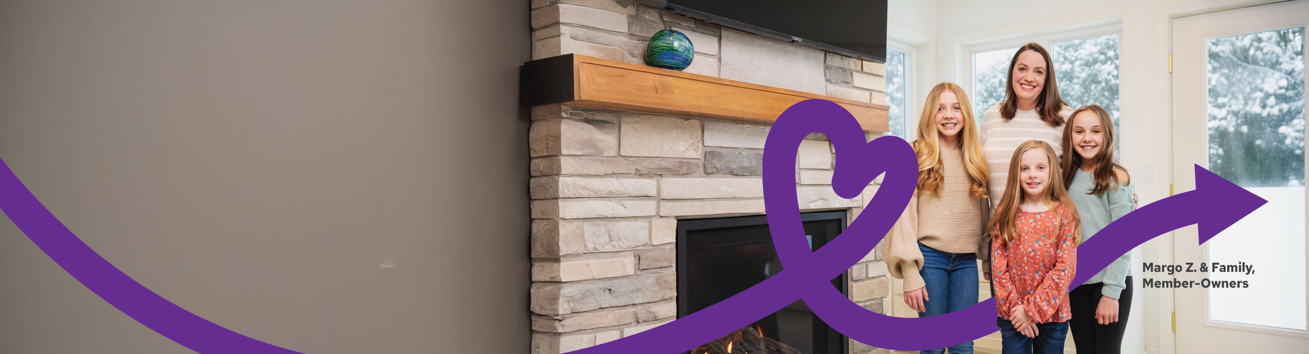 Members Margo R. and family in their home renovation 