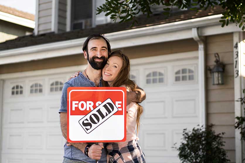 Couple just purchased home with a loan from Community First Credit Union