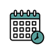 calendar and clock icon