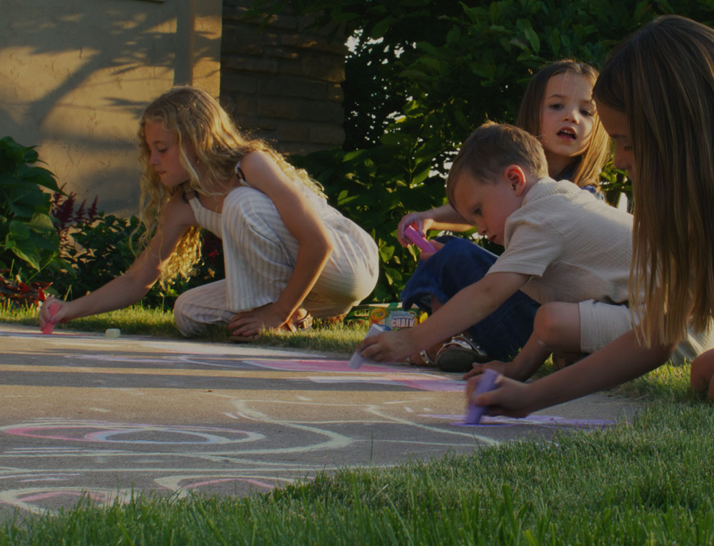 Kids Drawing Chalk